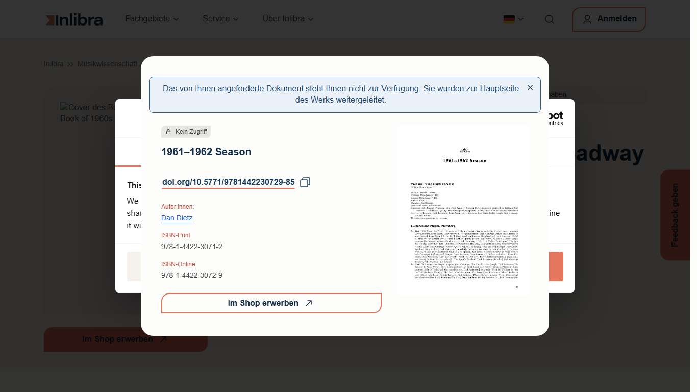 The Complete Book of 1960s Broadway Musicals - Inlibra