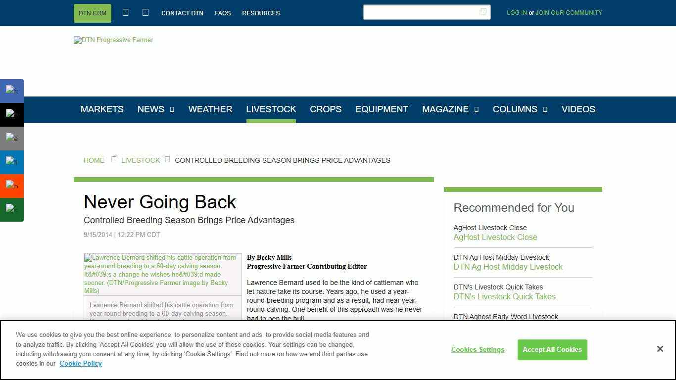 Controlled Breeding Season Brings Price Advantages